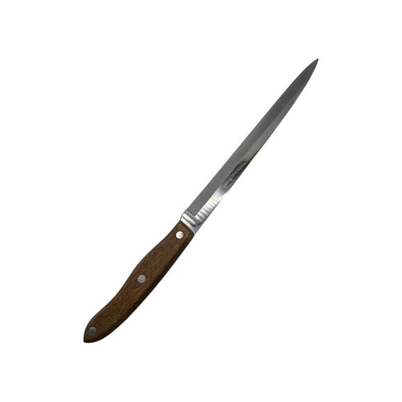 Interpur Wooden Handled Knife vintage Sashimi slicing 1970s - Picture 5 of 11